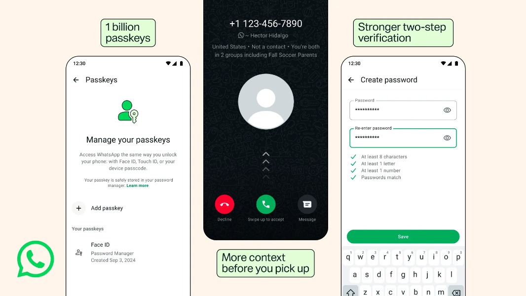WhatsApp Adds Stronger Two-Step Authentication and Multiple Passkeys Support